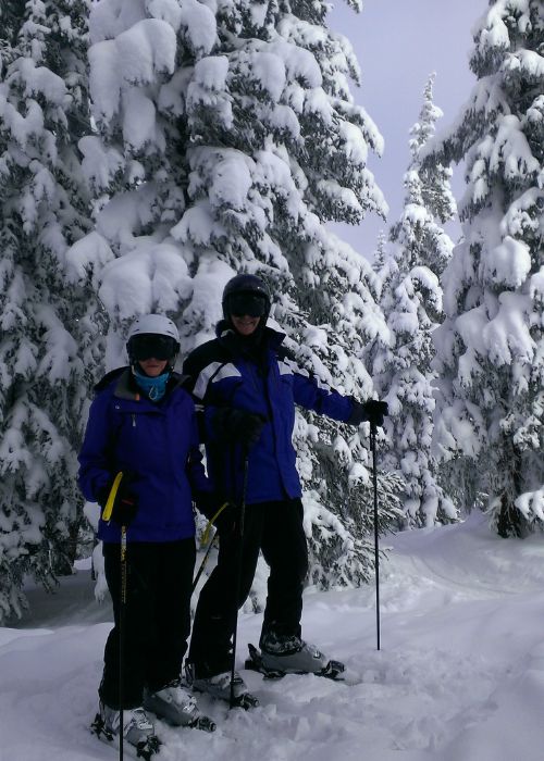 Barry and Val Colorado Powder day